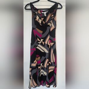 Diane VonFurstenberg Abstract Geometric Dress